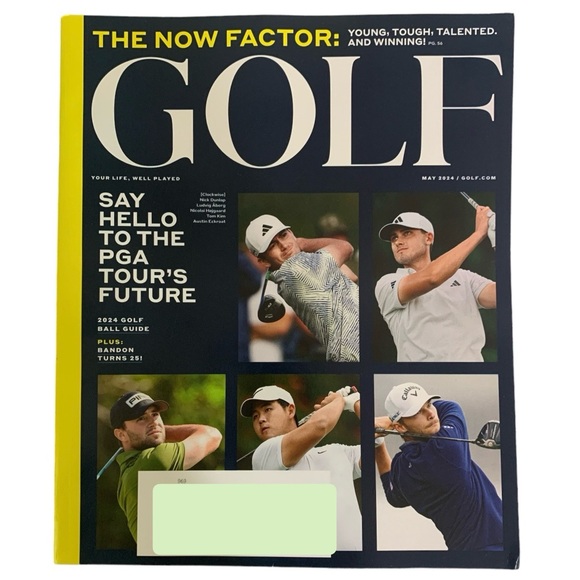Golf Magazine May 2024 Now Factor Say Hello To The PGA Tours Future Ball Guide - Picture 1 of 5